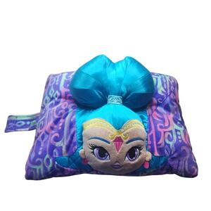 Pillow Pets Nickelodeon Shimmer and Shine Plush Shine Genie Blue Purple 16‎ inch
